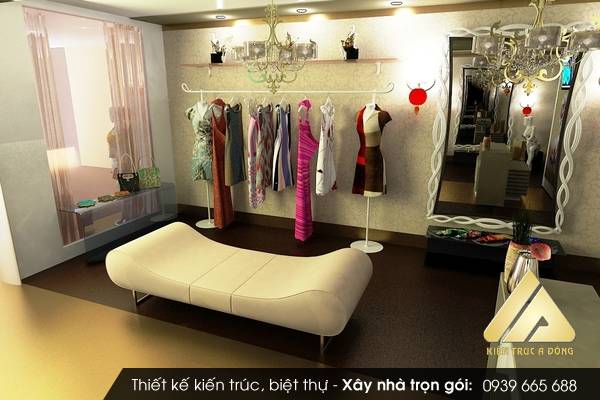 Mẫu nội thất showroom áo cưới