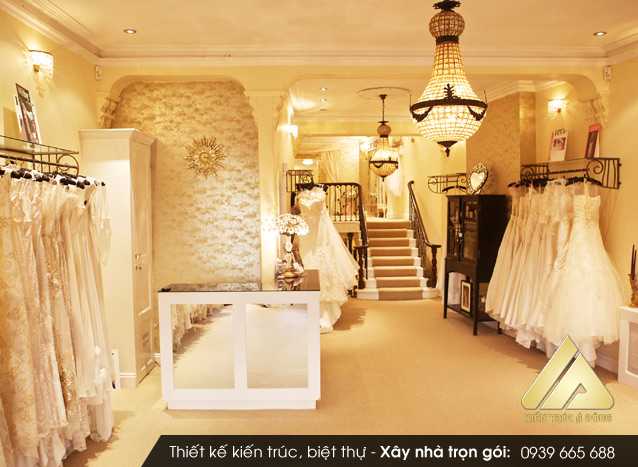 Mẫu nội thất showroom áo cưới