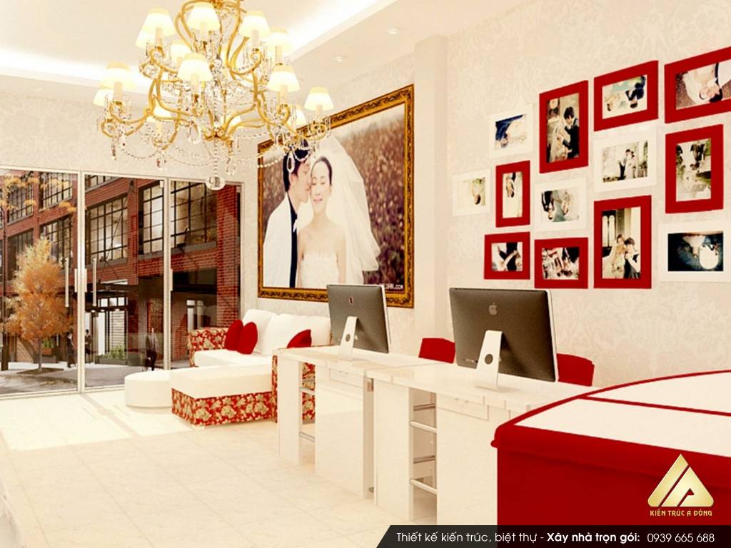 Mẫu nội thất showroom áo cưới