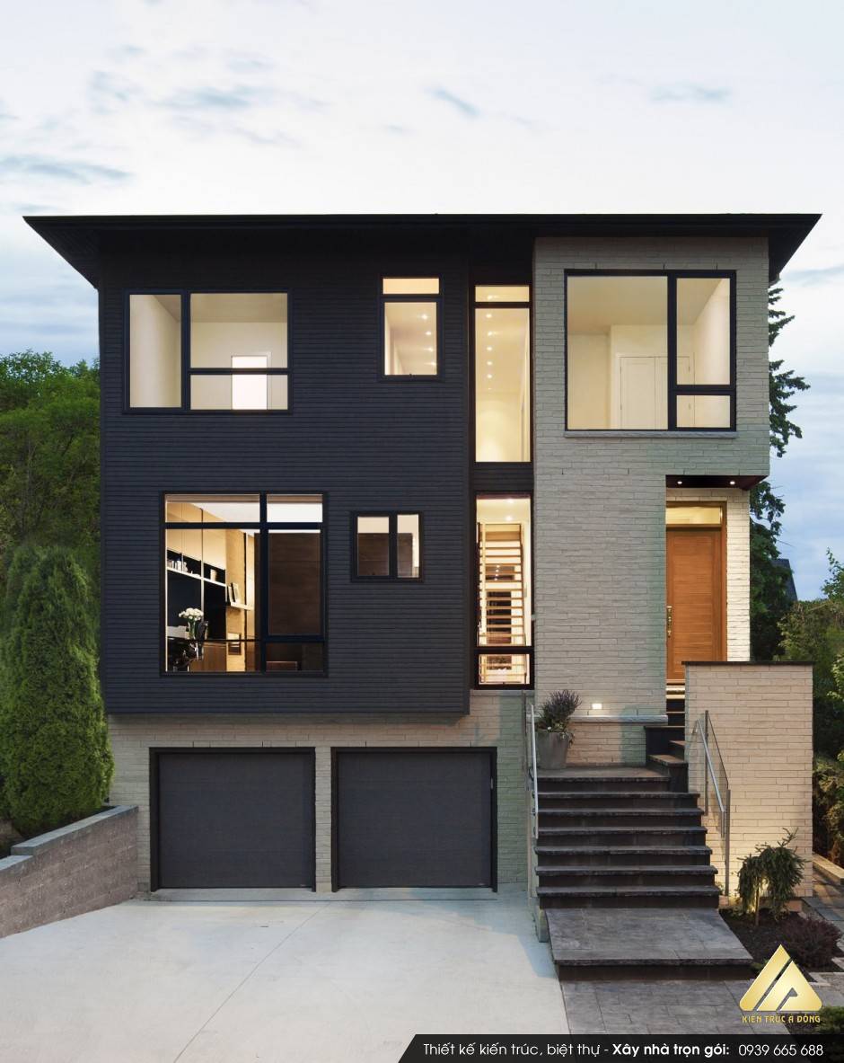 Mẫu nhà ống 2 tầng