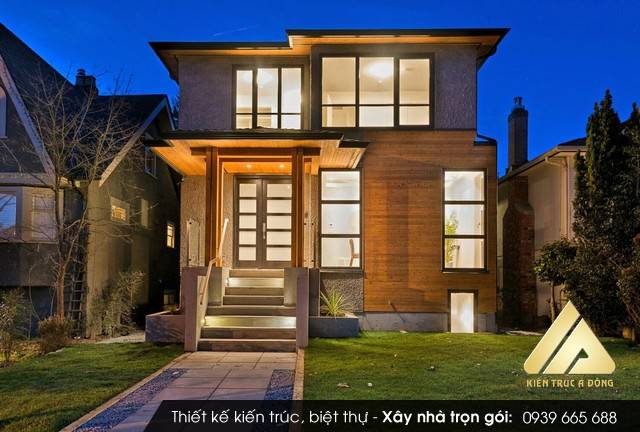 Mẫu nhà ống 2 tầng