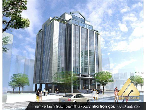 Mẫu tòa nhà văn phòng 10 tầng