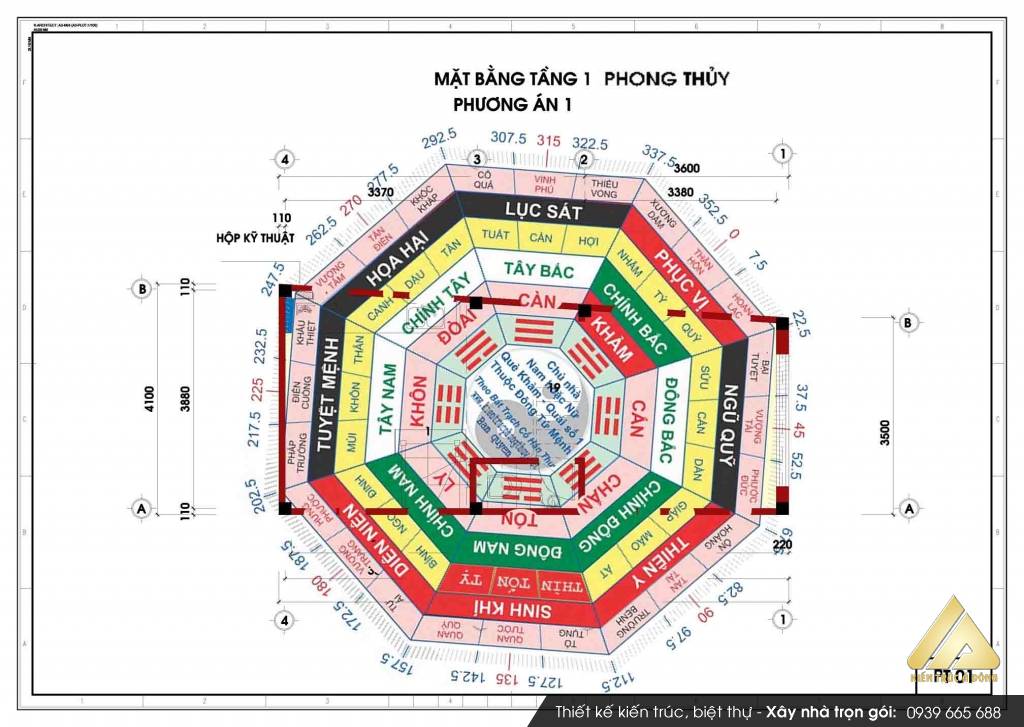 Phong thủy nhà biệt thự