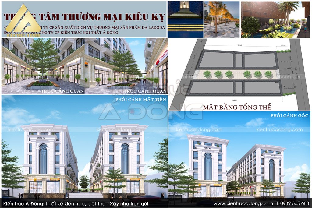 Thiết kế Trung tâm thương mại thị trấn Phùng