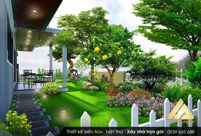Tổng hợp những biệt thự sân vườn hot nhất 2021