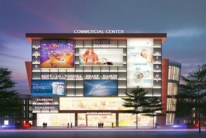 Thiết kế Trung tâm thương mại thị trấn Phùng