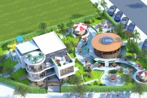 Mẫu thiết kế quán cafe sân vườn tại Hà Nam