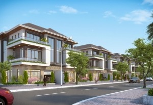Mẫu biệt thự hiện đại mái thái tại Bắc Ninh
