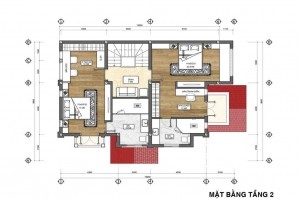 Thiết kế biệt thự hiện đại 3 tầng tại Từ Sơn - Bắc Ninh