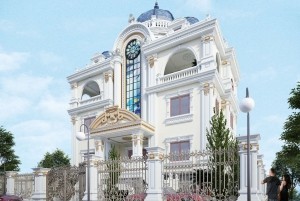 Thiết kế biệt thự sân vườn gia đình anh Mạnh ở Quảng Ninh