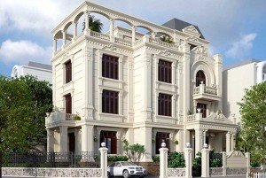 Mẫu dinh thự cổ điển đẹp, sang trọng ở Nam Định