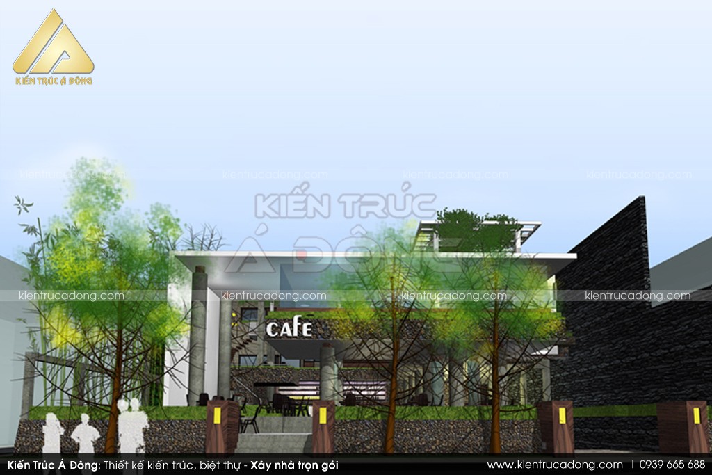 Mẫu thiết kế quán cafe đẹp tại TP Đà Nẵng