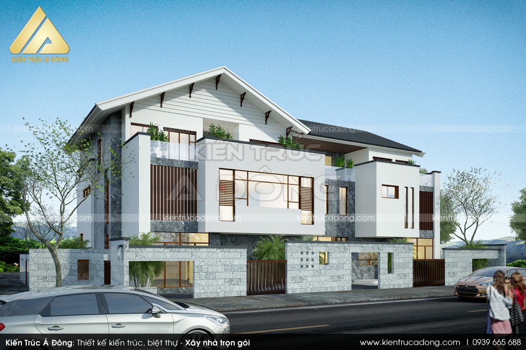 Màu sơn nhà đẹp dành cho biệt thự