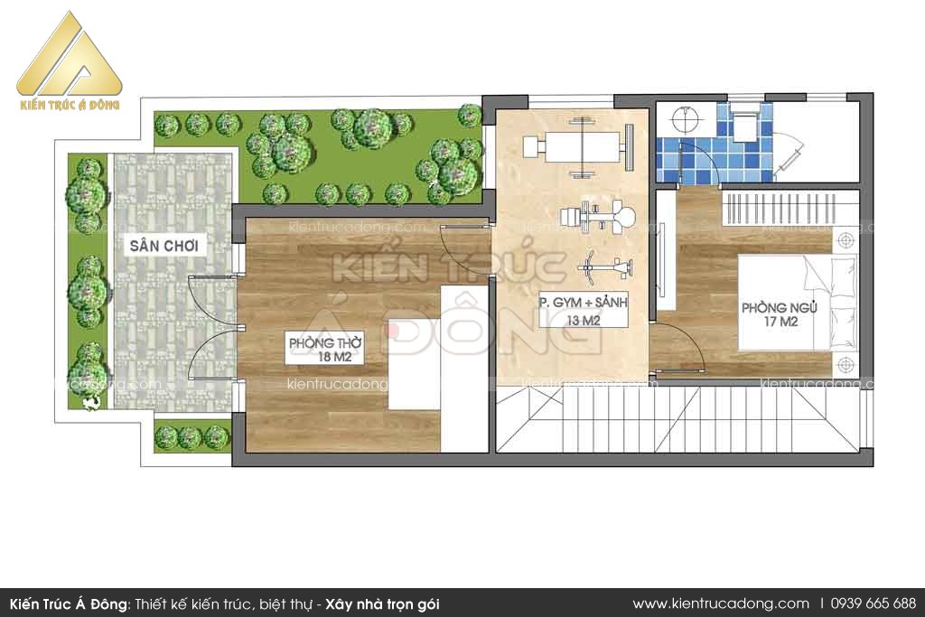 Mẫu nhà phố 3 tầng phong cách hiện đại tại Quảng Ninh