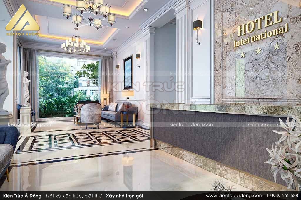 Mẫu thiết kế khách sạn 3 sao tại Đà Nẵng