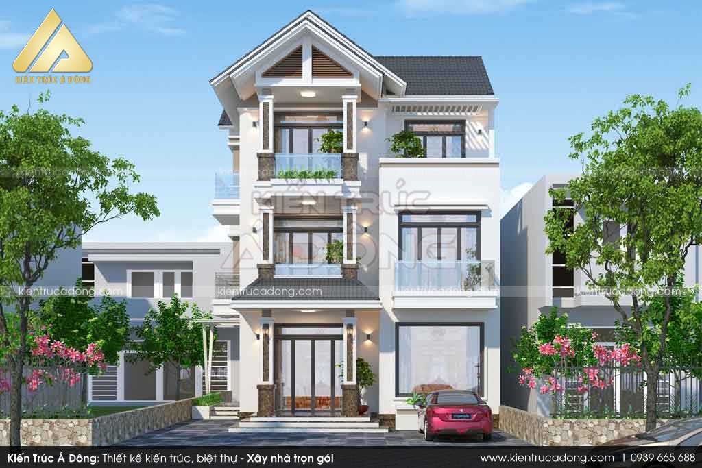Thiết kế cải tạo biệt thự 3 tầng tại Bắc Ninh