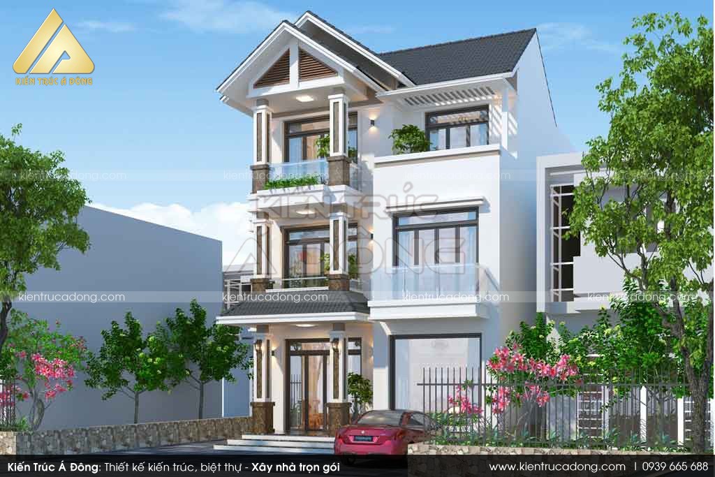 Thiết kế cải tạo biệt thự 3 tầng tại Bắc Ninh
