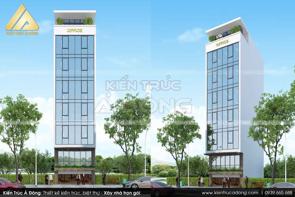 Thiết kế toà nhà văn phòng 7 tầng tại Hà Nội